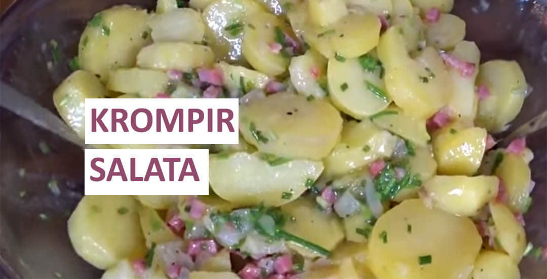 Krompir salata, jednostavni recepti za spremanje posne i mrsne salate