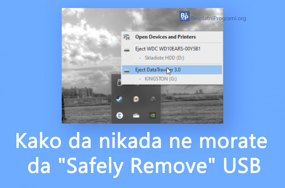 Kako da nikada ne morate da „sigurno uklanjate“ USB u Windows-u 10