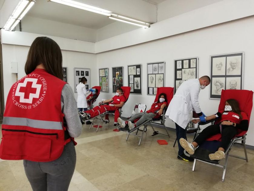 Veliki odziv dobrovoljnih davalaca krvi na akciji
