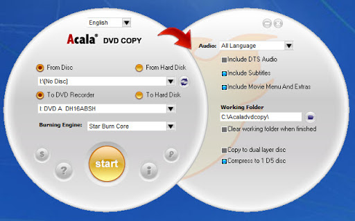 Acala DVD Copy - kopiranje DVD diskova