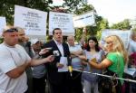 Protest Mreže za restituciju