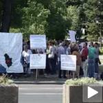  Protest članova Mreže za restituciju