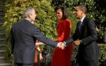 Sastali se Barak Obama i Džordž Buš