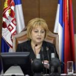 Skupština Srbije o razrešenju predsednice