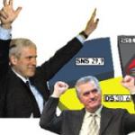DS i SNS najjači, Srbi neće u NATO!