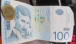 Dinar slabiji, za evro danas 98,4620 dinara
