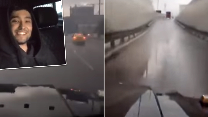 BAHATI SIN RUSKOG MILIJARDERA: Snimao se dok je bežao od policije u  besnom “mercedesu”! (VIDEO)