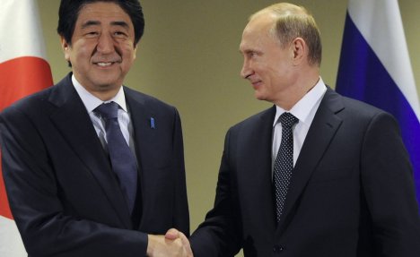 BRIGA GA ZA SANKCIJE: Premijer Japana došao kod Putina uprkos Obaminom zahtevu