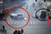 Bizarna nesreća: Neobjašnjiva sila pobacala automobile (VIDEO)