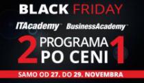 Black Friday akcija na ITAcademy i BusinessAcademy: 2 programa po ceni 1