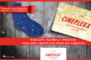 Cineplexx poklon kartica: Iznenadite dragu osobu originalnim novogodišnjim pokonom