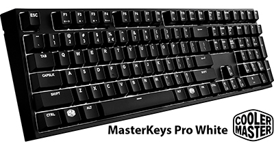 Cooler Master predstavio  MasterKeys Pro L White i M White tastature