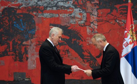 DOBRODOŠLICA U SRBIJU: Nikolić prima akreditive ambasadora Švedske, Meksika i Švajcarske