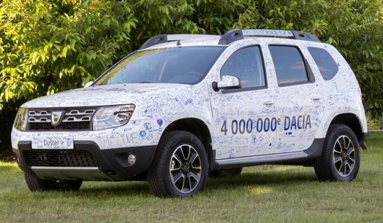 Dacia prodala svoj 4.000.000-ti automobil