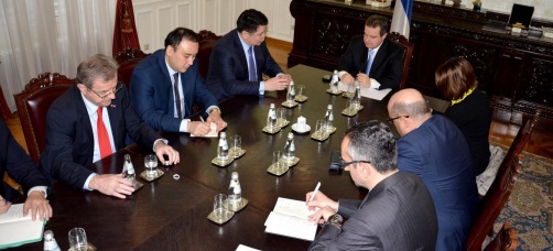Dačić sa ambasadorom Kazahstana