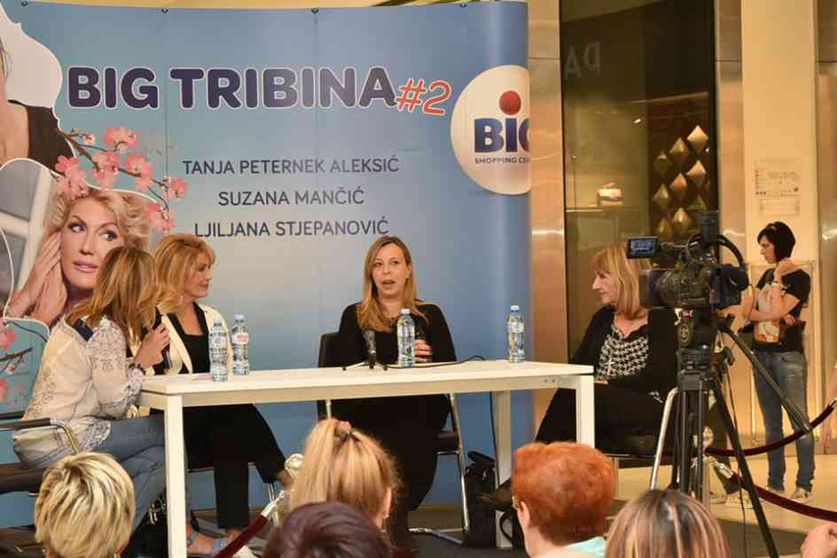 Druga BIG tribina: O ženskim temama govorile Tanja Peternek Aleksić, Suzana Mančić i Ljiljana Stjepanović