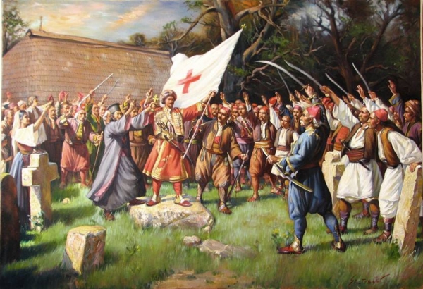 Drugi srpski ustanak - Na Takovskom saboru doneta odluka o početku borbi