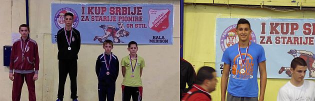 Dva zlata i dve bronze za mlade kragujevačke rvače na Kupu Srbije