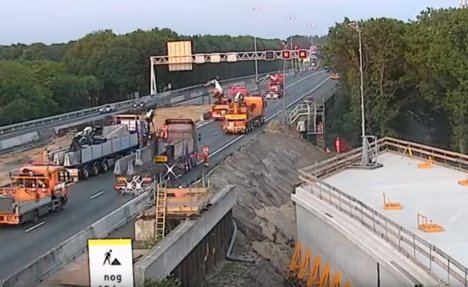 (VIDEO) E, TO SU RADOVI: Holanđanima dovoljan vikend da sagrade tunel, i to ispod auto-puta