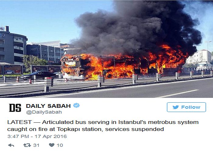 Eksplodirao autobus u centru Istanbula