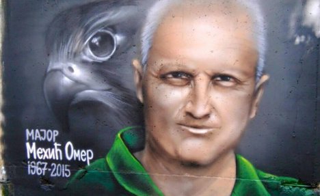 (FOTO) HEROJ NIJE ZABORAVLJEN: Pilot Mehić dobio mural u Novom Sadu