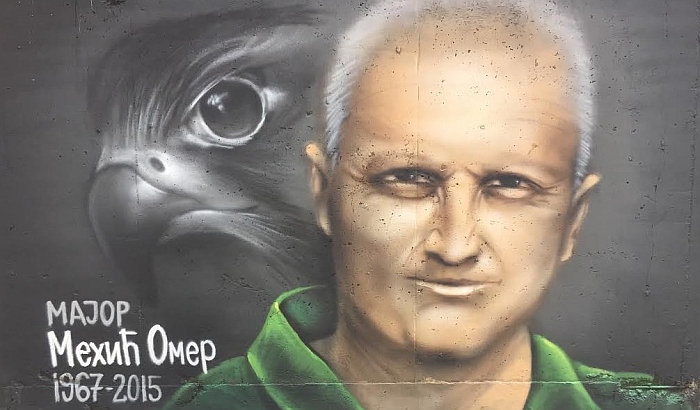 FOTO: Novosađani muralom odali počast poginulom pilotu Omeru Mehiću