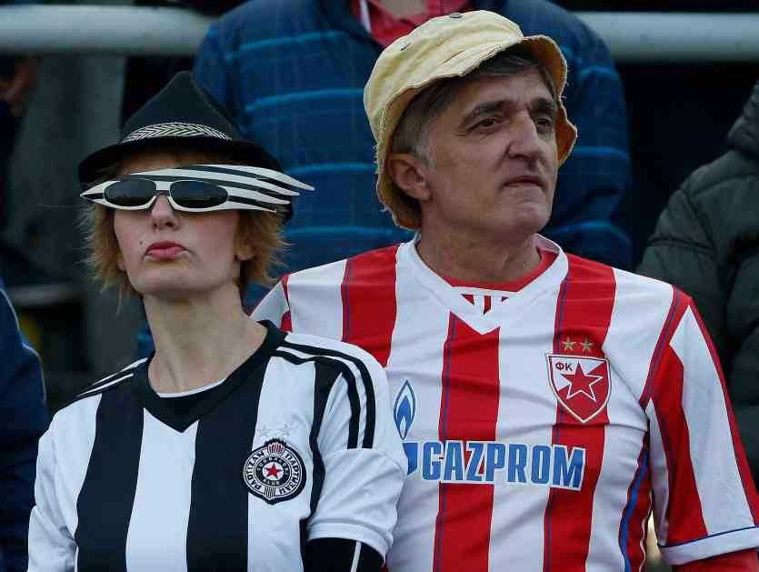 FOTO-UBOD: Ona uz Partizan, on uz nju i Zvezdu (FOTOGALERIJA)