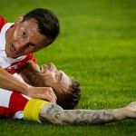 FOTOGALERIJA: Poruka za UEFA, crveno-beli ples, strepnja, zvižduci i pregršt zabrinutih lica…