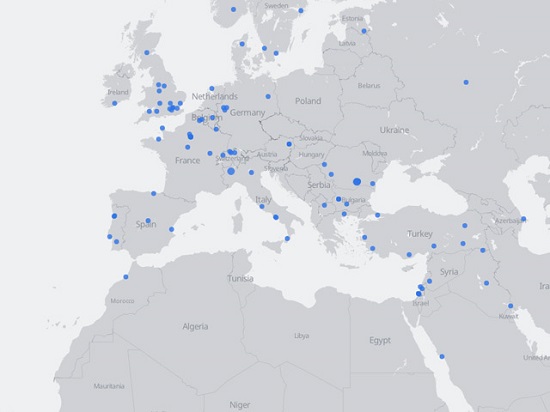Facebook predstavio mapu live prenosa