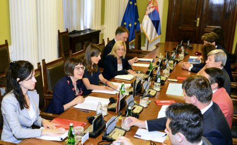 GOJKOVIĆ SA POSLANICIMA EVROPSKOG PARLAMENTA: Srbija ima iskrene prijatelje na putu evrointegracija