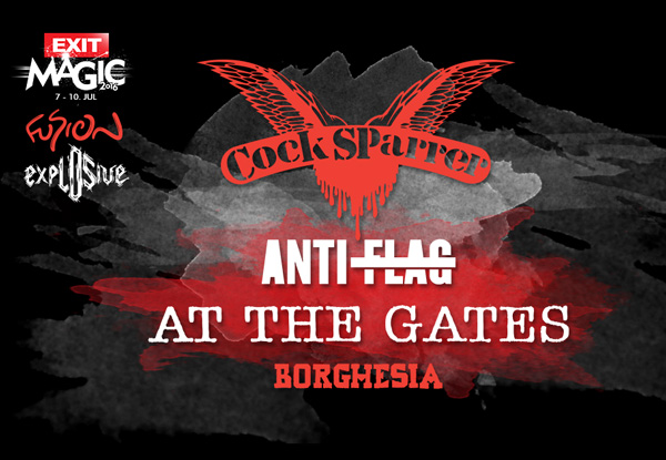 Gitarska invazija na Exit! Dolaze Cock Sparrer, Anti–Flag, At The Gates i Borghesia