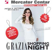 Grazia Shopping Night u Mercator centrima u Beogradu i Novom Sadu