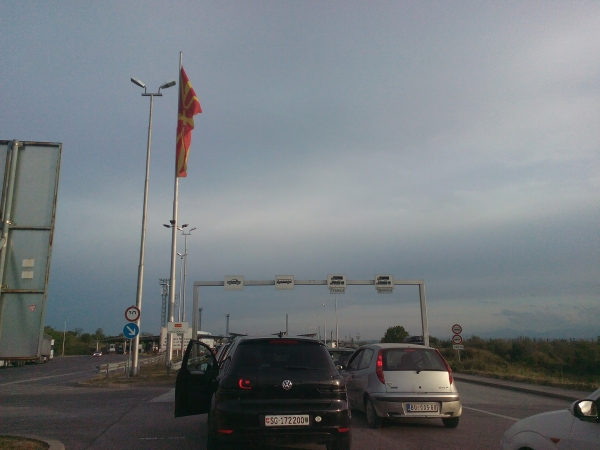 Gužva na makedonskoj granici