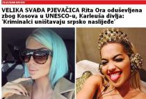 HRVATI VREĐAJU KARLEUŠU: Srpska pop-pevačica divlja zbog članstva Kosova u UNESCO-u