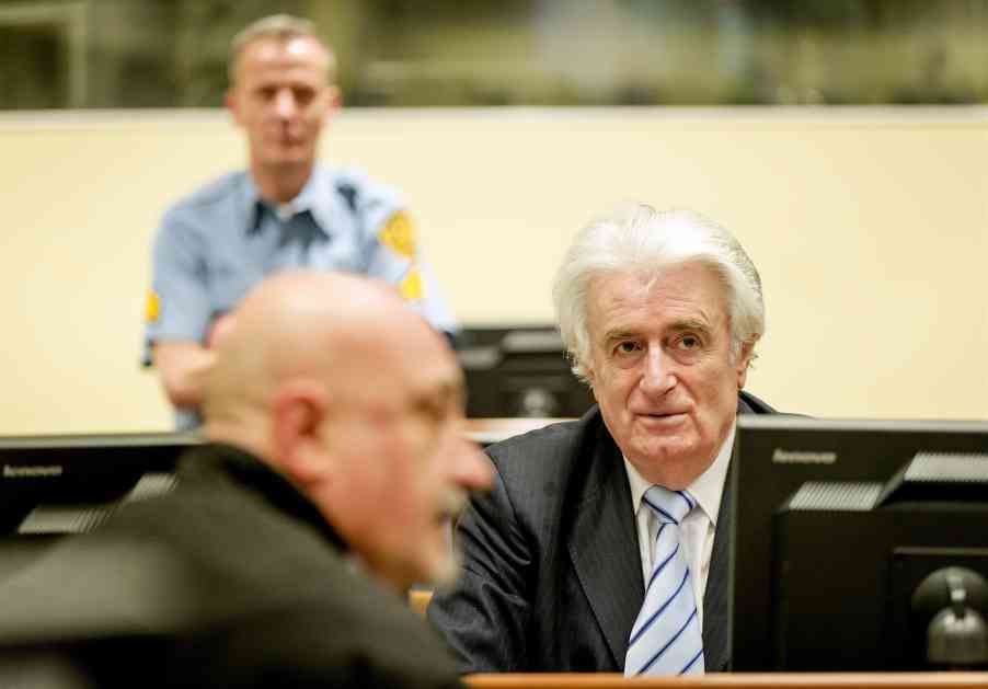 Hag odbio Karadžićev zahtev za privremeni izlazak na slobodu