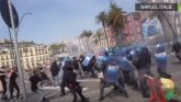 Haos u Napulju: Turisti usred sukoba na protestu