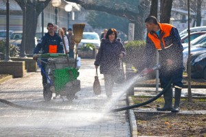 „Higijena” počela pranje gradskih ulica