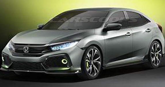 Honda Civic hatchback prototype: procurele prve slike