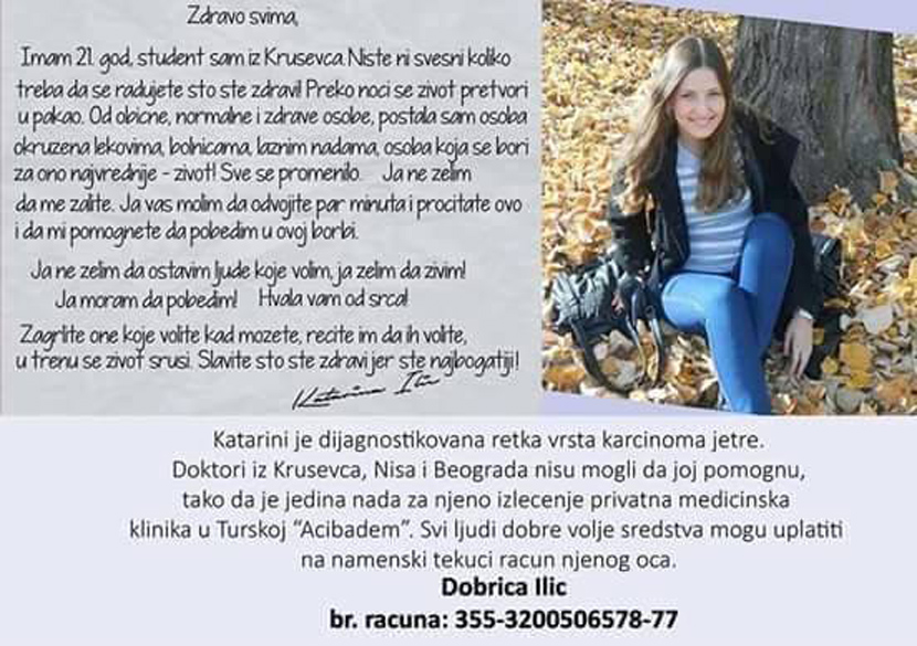 “I DON’T WANT YOU TO FEEL SORRY FOR ME, JUST LISTEN TO ME”: Letter from a student Katarina (21) shook the entire Serbia! (PHOTO)
