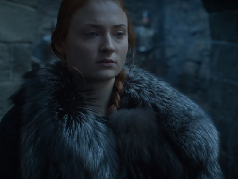 Igra prestola: Sansa Stark zauzela potpuno drugačiji stav! VIDEO