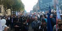 Protest: Ispred Vlade 10.000 ljudi protiv privatizacije Telekoma