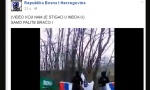 JEZIV SNIMAK IZ BiH: Islamisti pale zastavu Srbije uz rafale i pesmu „Tigrovi Bosne“
