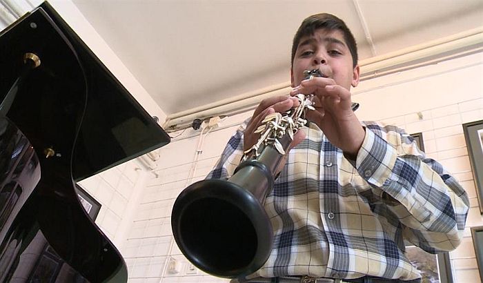 Jedanaestogodišnjak majstor na klarinetu