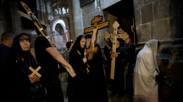 Jerusalim, hiljade pravoslavnih vernika u procesiji