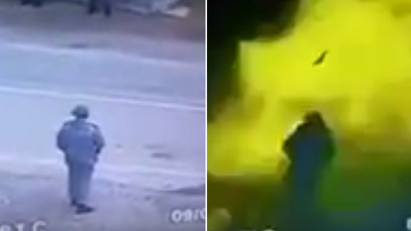 KRVAVI DAN POBEDE U ČEČENIJI: Aktivirao bombu, u vazduh odletelo 6 ruskih policajaca (VIDEO)