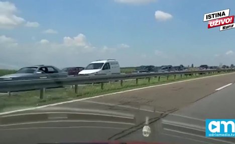 (KURIR TV) AKO MOŽETE IZBEGAVAJTE OVAJ PRAVAC: Kolona vozila od Novog Sada ka Beogradu duga oko 5 km