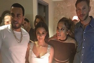 Kim Kardashian i Calvin Harris na rođendanu J.Lo