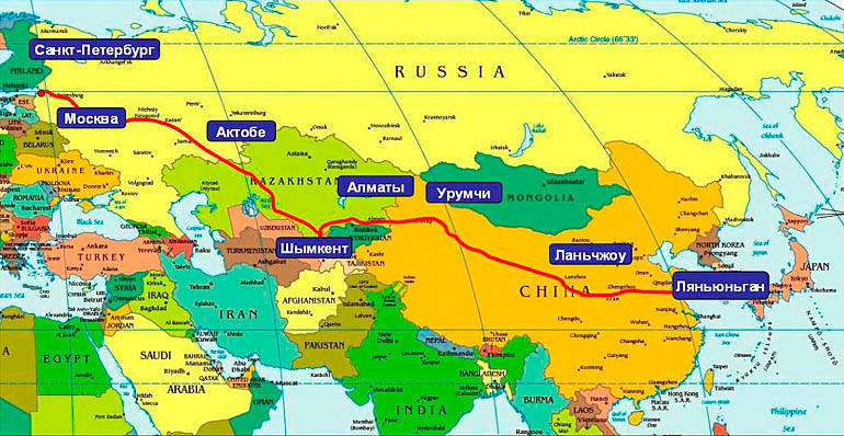 Kina potvrdila mogućnost izgradnje kraka Puta svile ka Rusiji