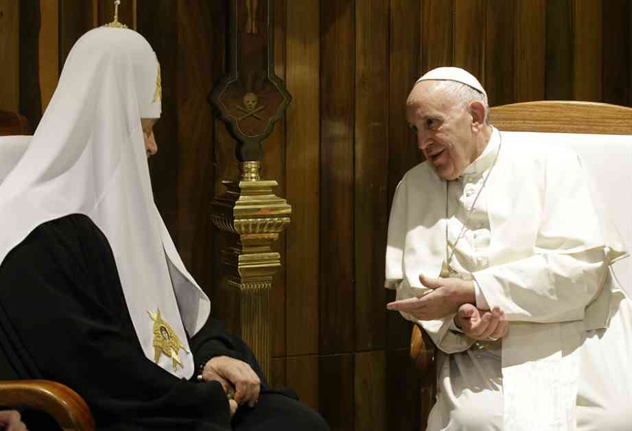 Kiril i papa: Obnovimo hrišćansko jedinstvo
