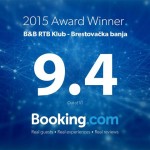 Klub RTB-a dobio priznanje sa portala Booking.com